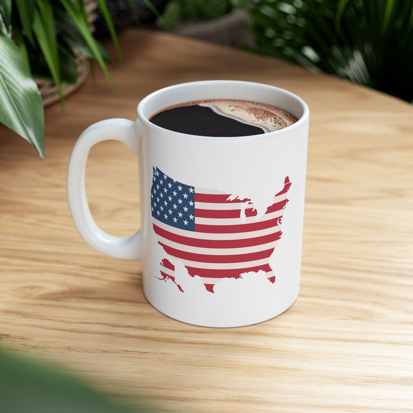 11 oz Patriotic Mug – American Flag Coffee Mug for Everyday Use