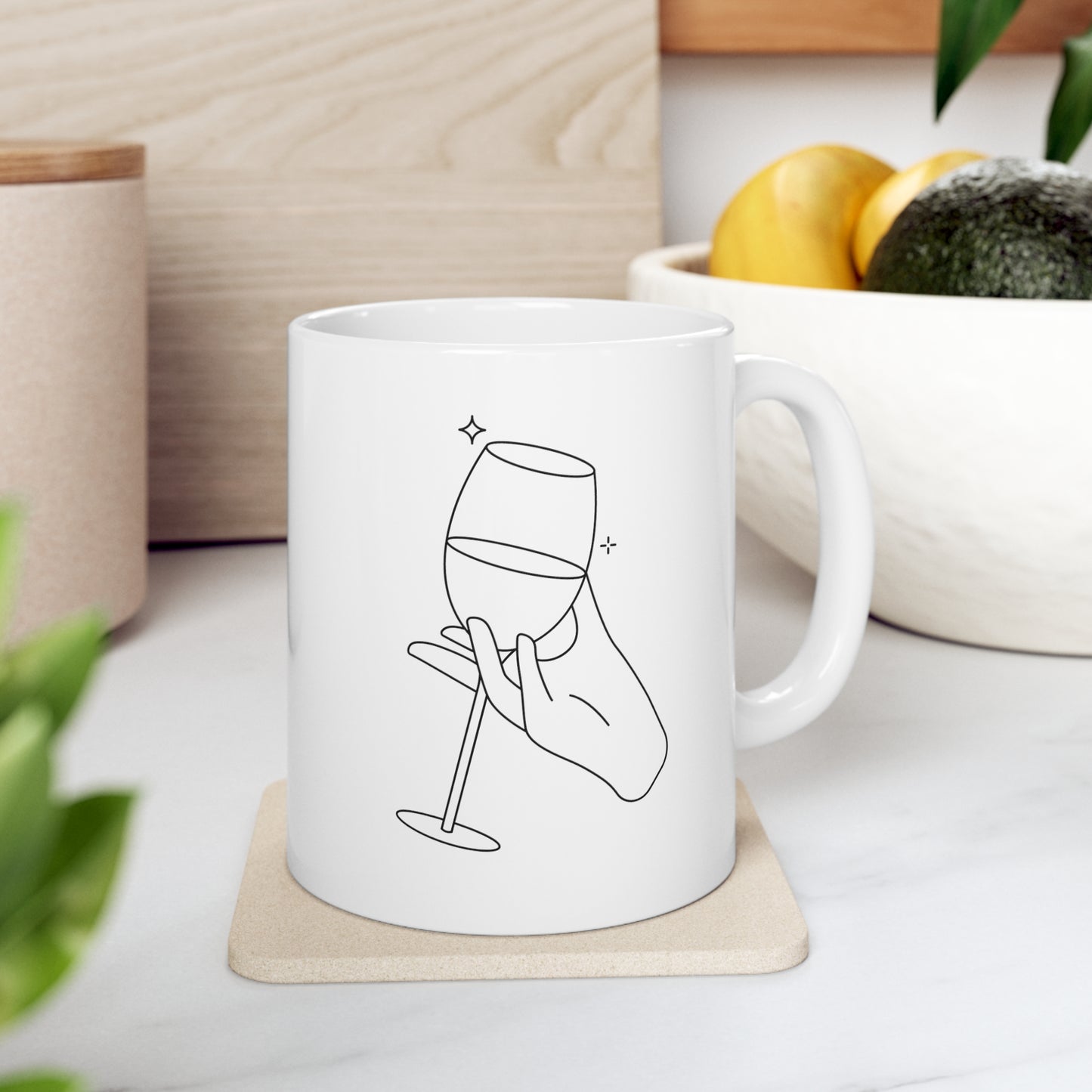 This might be wine... or not Ceramic Mug 11oz. Wine Lovers