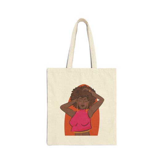 Confidence and Wisdom define my presence Cotton Canvas Tote Bag