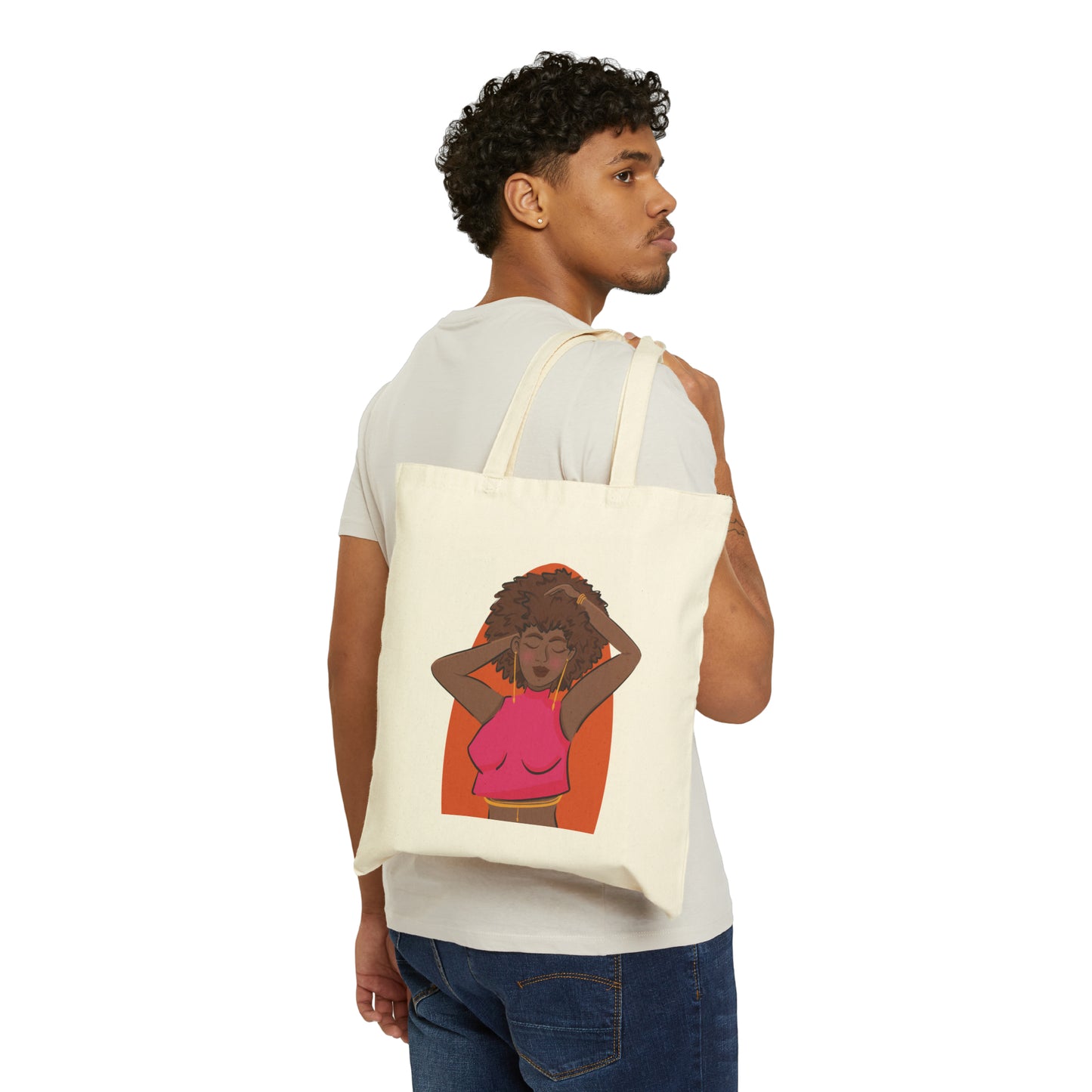 Confidence and Wisdom define my presence Cotton Canvas Tote Bag