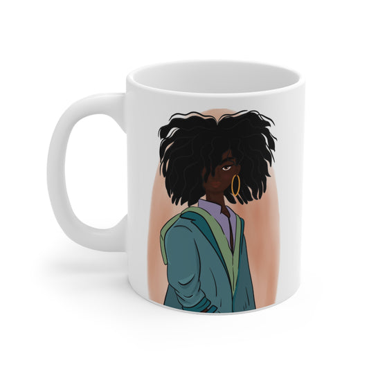 Mug 11oz. I embrace my beauty in every shade of my melanin