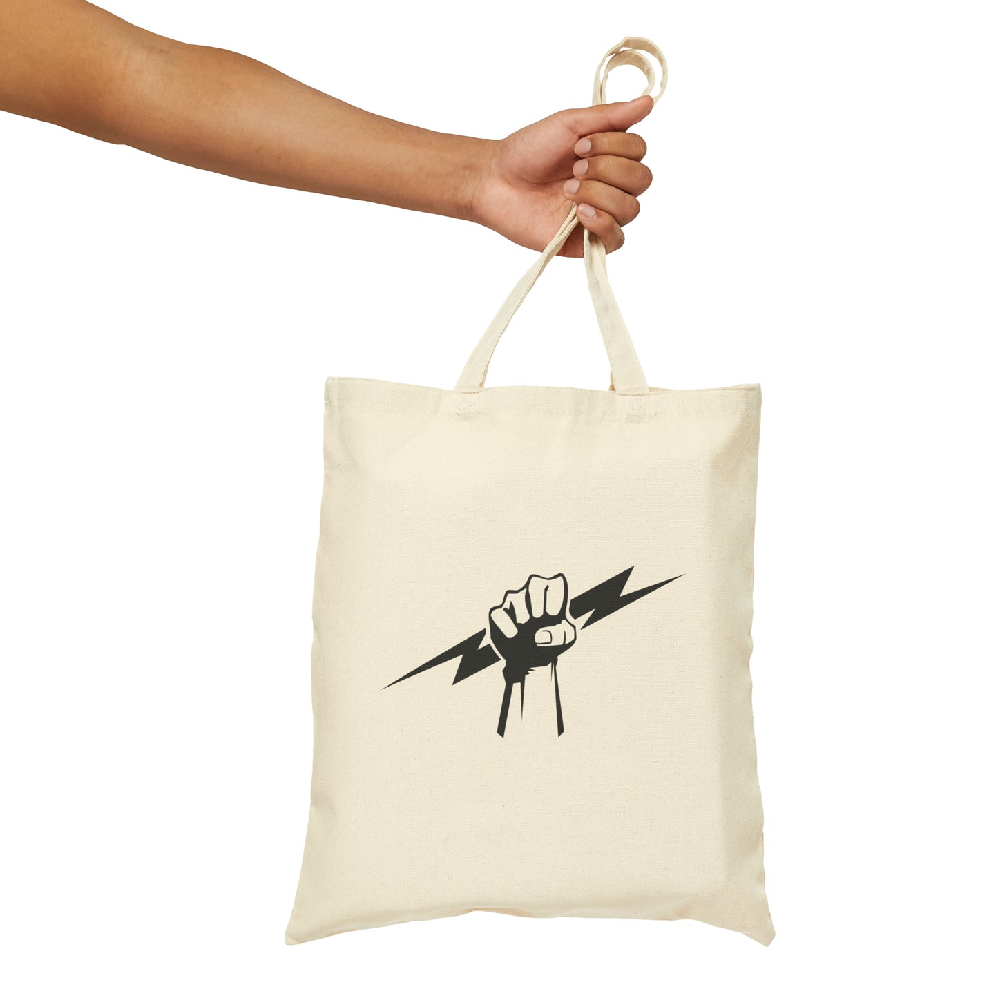 Bold and Brave Cotton Canvas Tote Bag